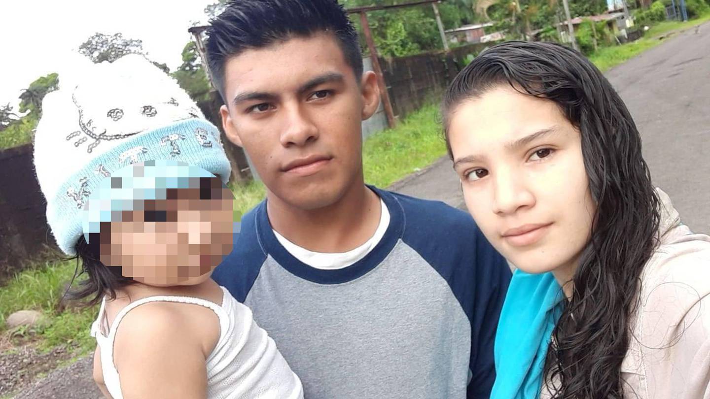 Familia que murió en accidente de tránsito en Guápiles. Foto cortesía.