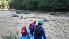 Español que practicaba rafting desapareció en el río Pacuare (Video)