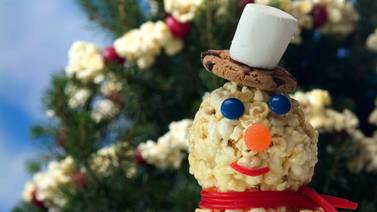 Recetas navideñas con palomitas de maíz
