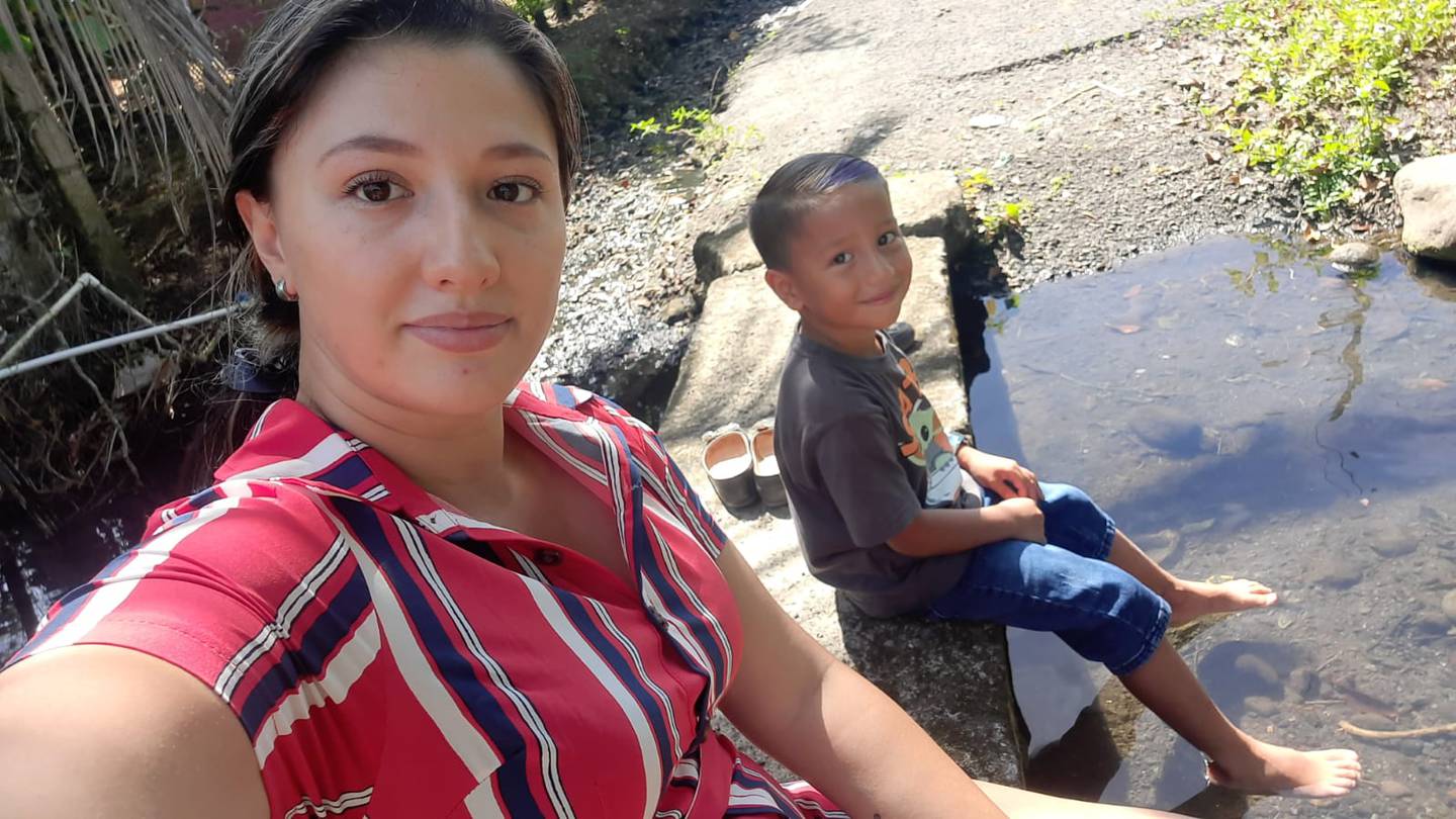 Mateo Argueta, niño de 5 años que murió atropellado por tráiler en Guácimo. Foto autorizada por su madre.