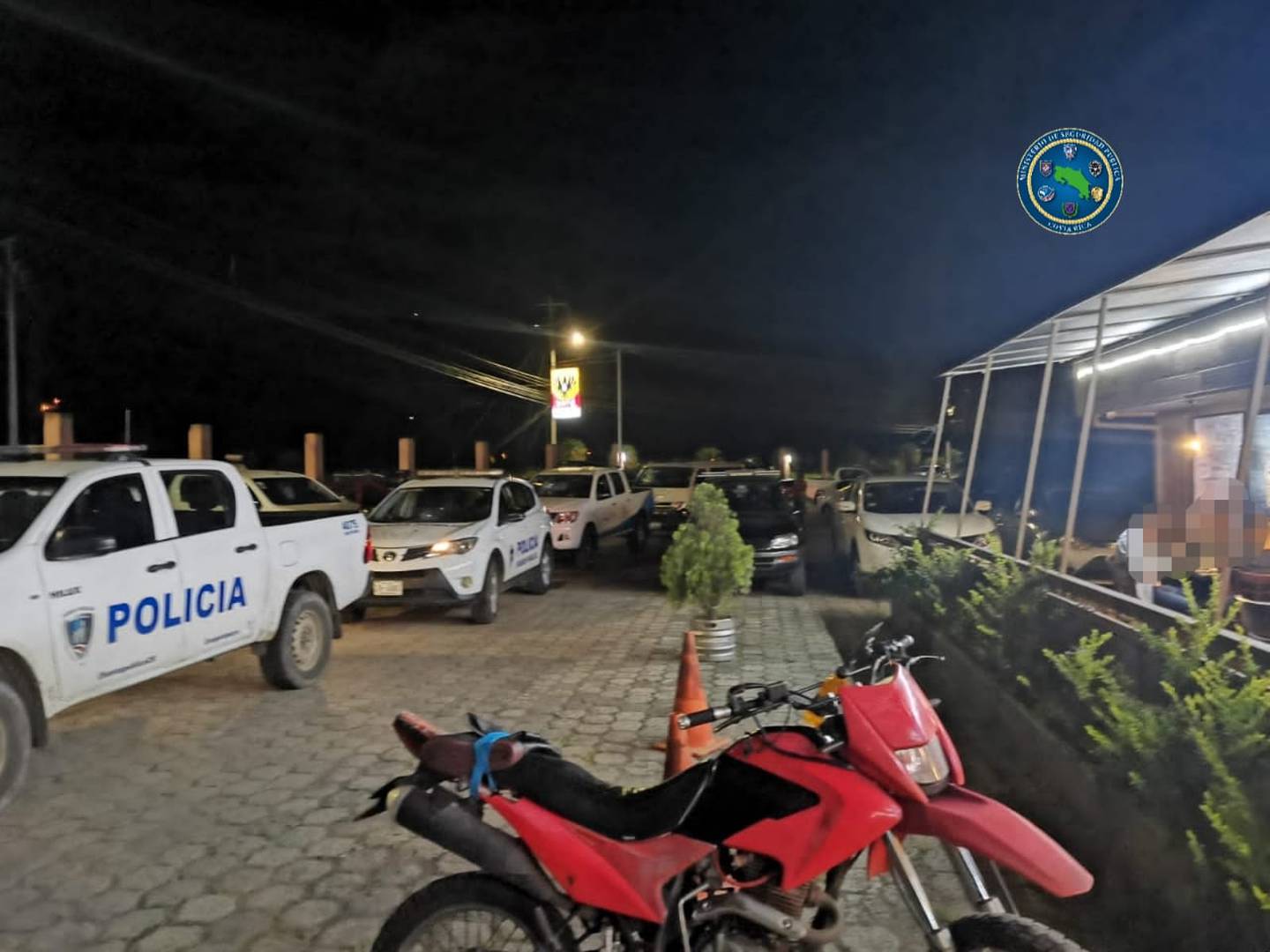 Autoridades intervienen actividad clandestina en San Pedro de Montes de Oca. Foto MSP.