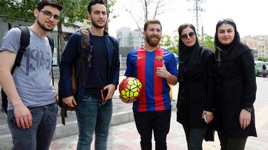 Clon de Messi alborota a Irán