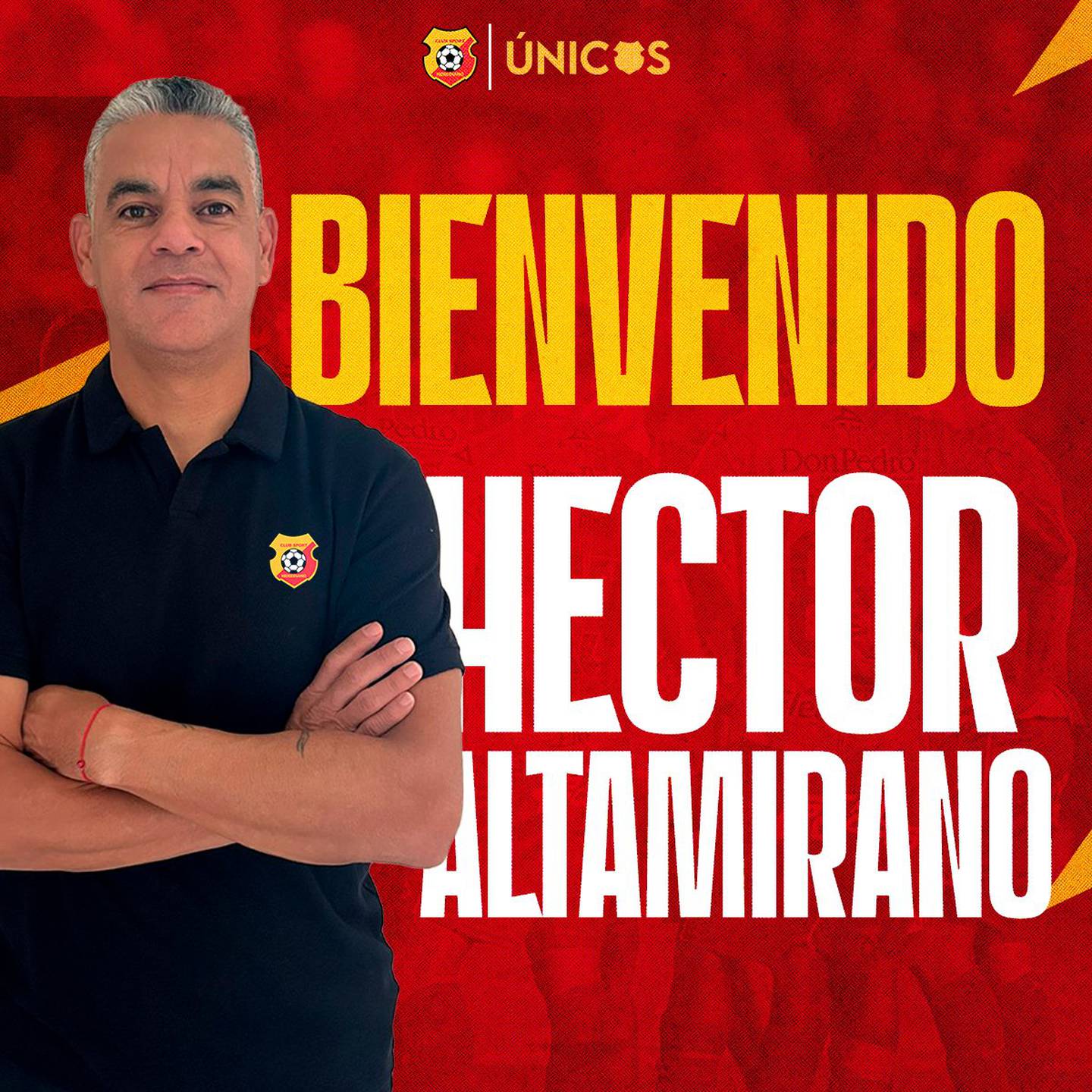 Héctor Altamirano es el nuevo técnico del Herediano. Foto: Facebook Herediano.