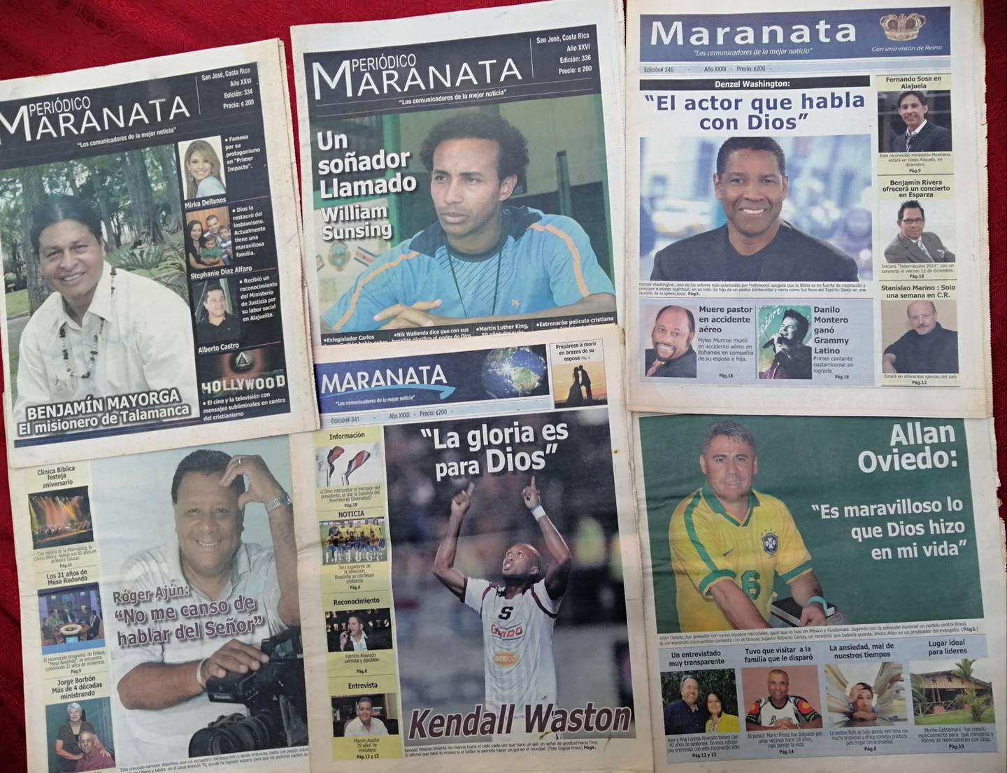 La familia evangélica de Costa Rica puede rajar que tiene un periódico especializado de más de cuatro décadas, se llama Maranata, el cual nació en 1982 de la mano del periodista Róger Murillo Segura