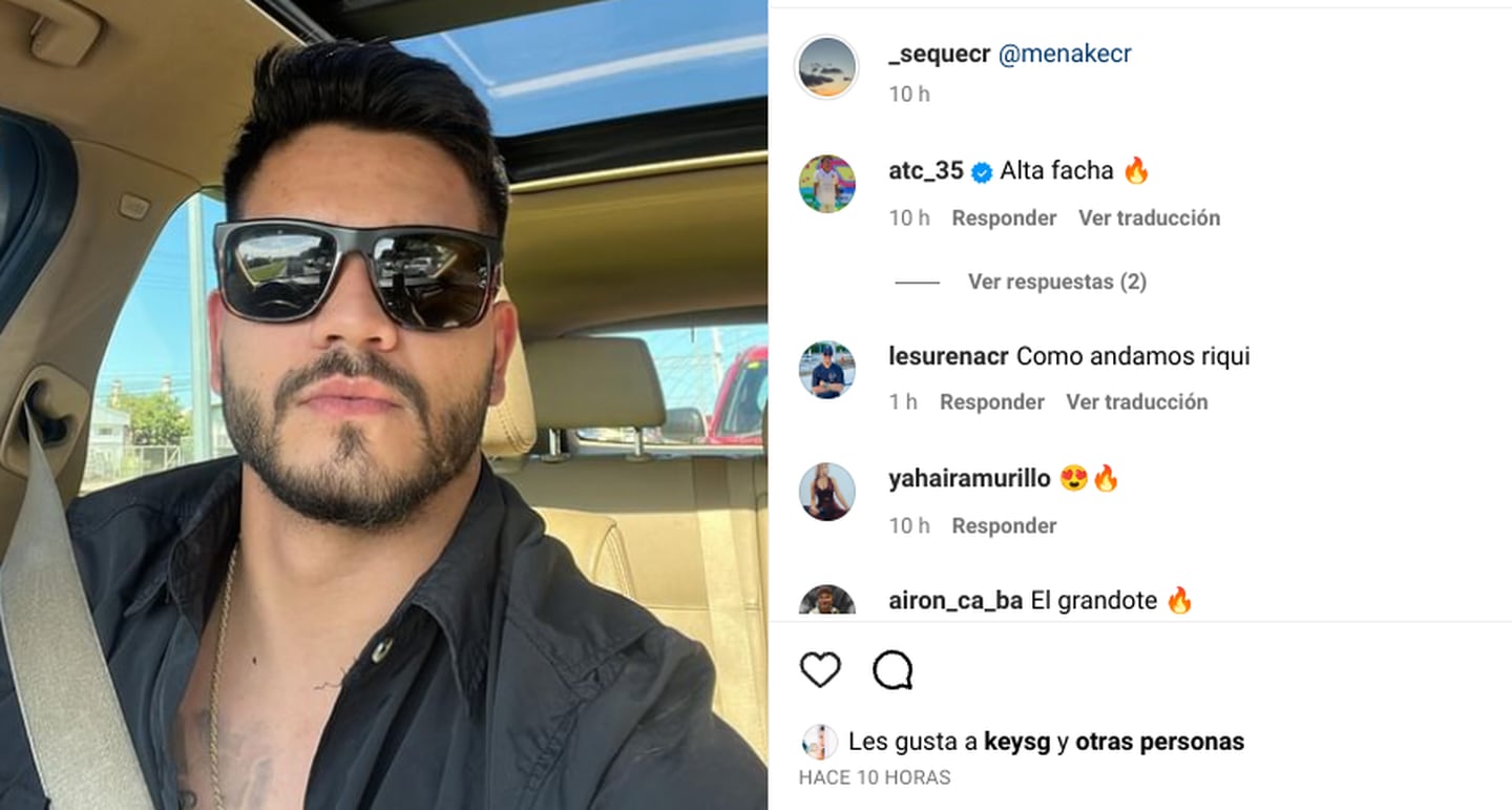 Alejandro Sequeira, hijo del exjugador Alejandro Sequeira. Instagram