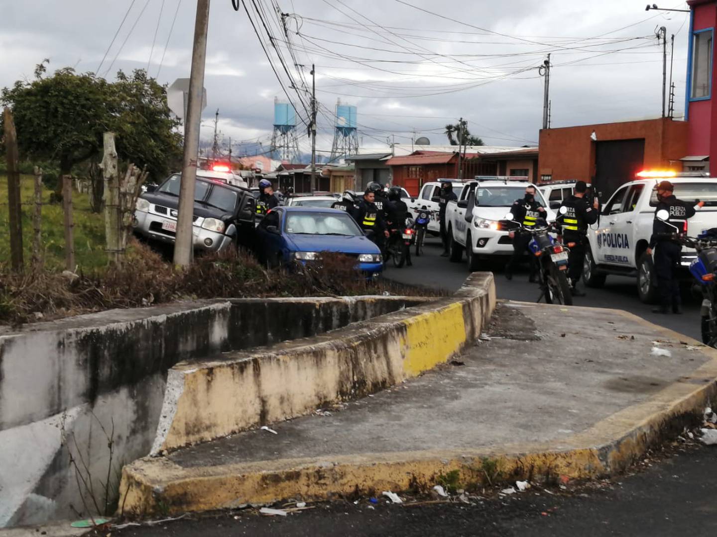 Detienen en Cartago a sospechosos de asaltar vivienda y robar carro. Foto Keyna Calderón.