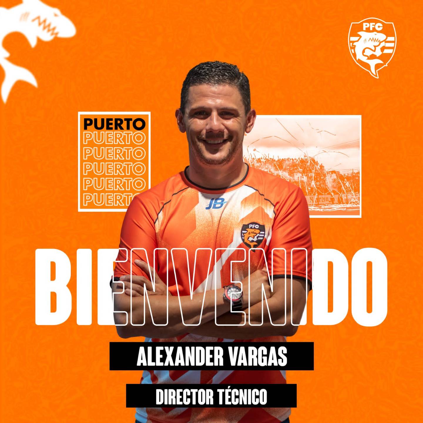Alexander Vargas, nuevo entrenador del Puntarenas FC.