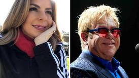 (Video) Glenda Peraza se puso como loca cuando se topó en la calle a Elton John