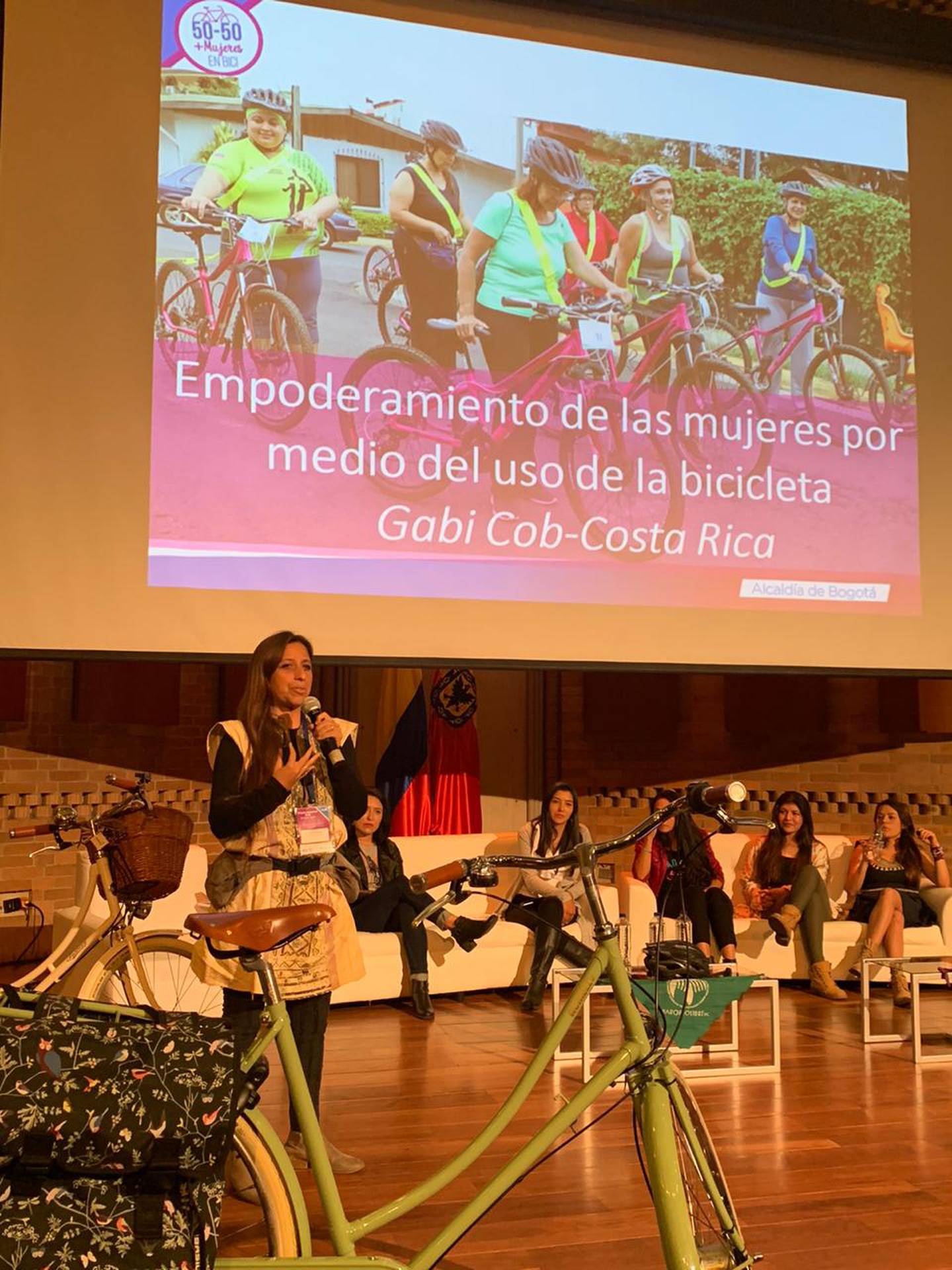 Gabriela Cob, primera Alcaldesa de la Bicicleta de San José.