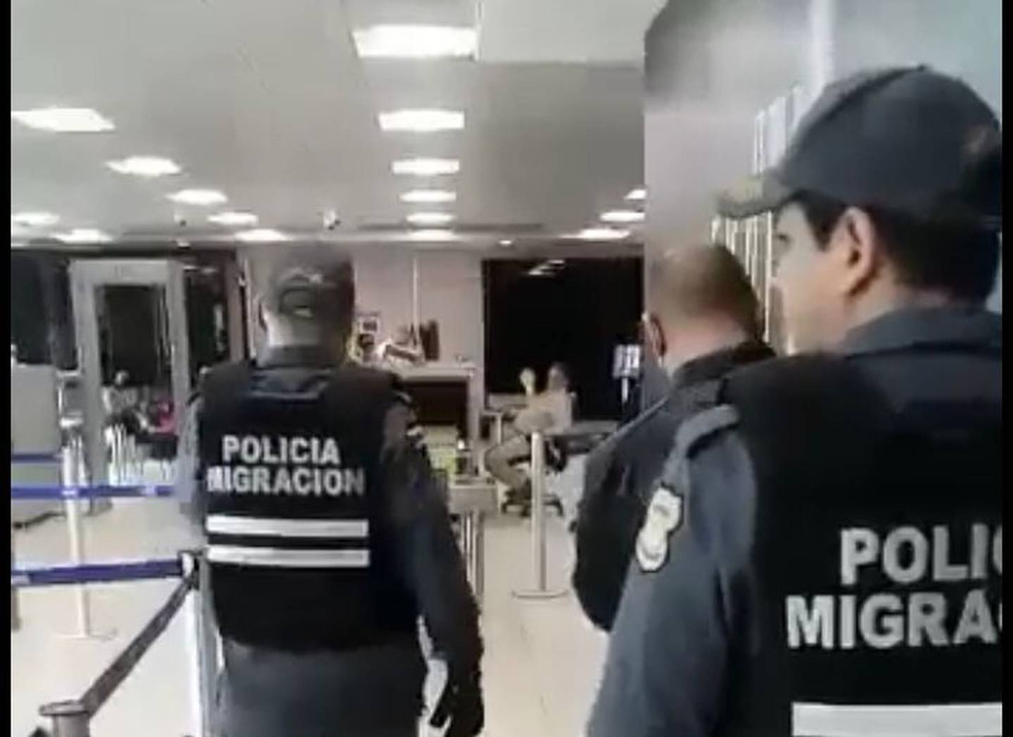 García fue frenado en el aeropuerto de Alajuela.
