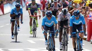 Andrey Amador inicia el Tour de Francia ayudando a Nairo Quintana