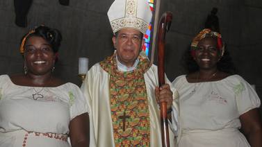Nueva cabeza de la iglesia Católica de Costa Rica llega desde Limón 