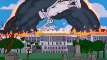 Los Simpsons también predijeron la toma del Capitolio de Estados Unidos