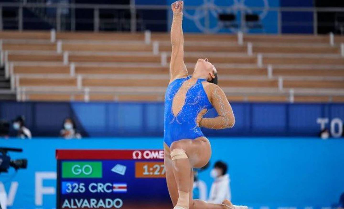 Video: What a load!  Luciana Alvarado debuted in the elite university of the United States