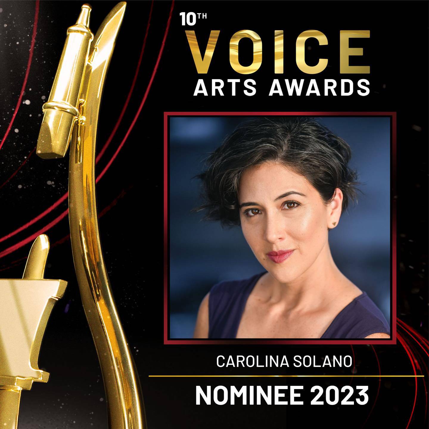 Locutores ticos nominados a los Voice Arts Awards 2023
