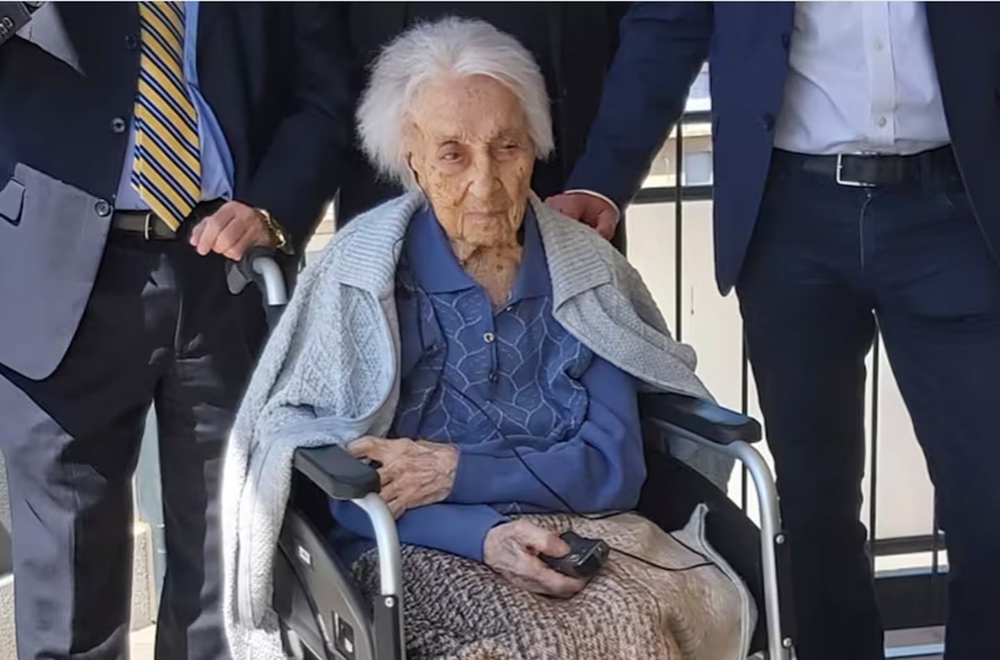 Maria Branyas, la mujer más anciana del mundo, tomada de La Nación de Argentina