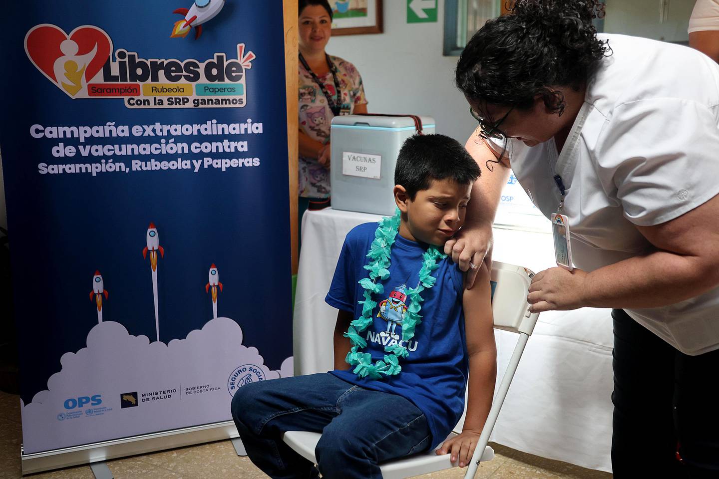 01/04/2024      Cen-Cinai Goioechea. Comienza jornada de vacunación extraordinaria contra sarampión, rubeola y paperas. Foto: Rafael Pacheco Granados