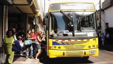 Garrotazo de ¢100 en pasajes de bus de La Sabana-Cementerio y San José-La Pitahaya