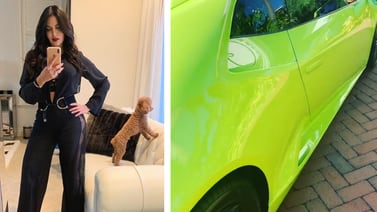Mamá de Lynda Díaz le critica su llamativo Lamborghini 
