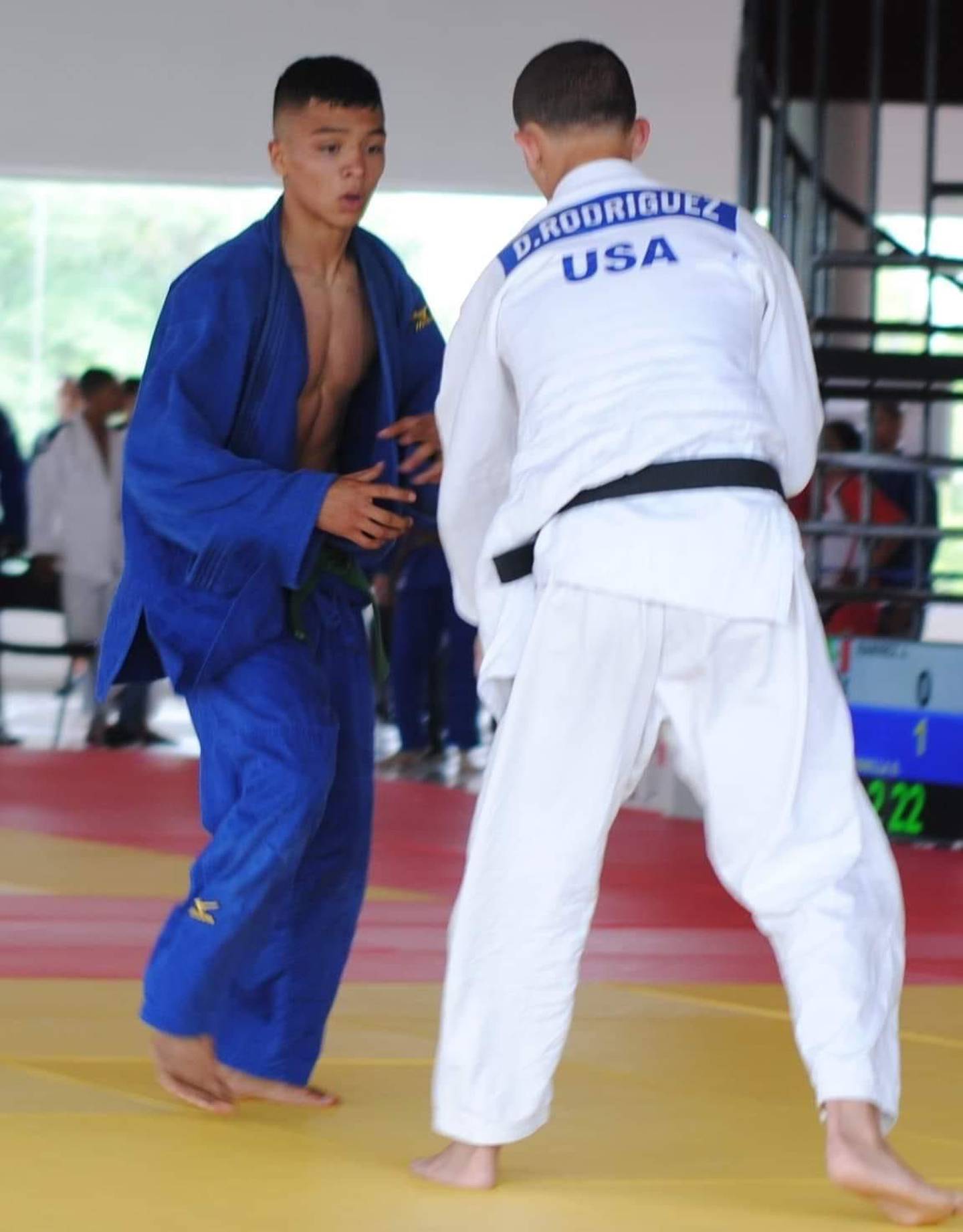 David Domínguez es un judoca que representará al país en Brasil