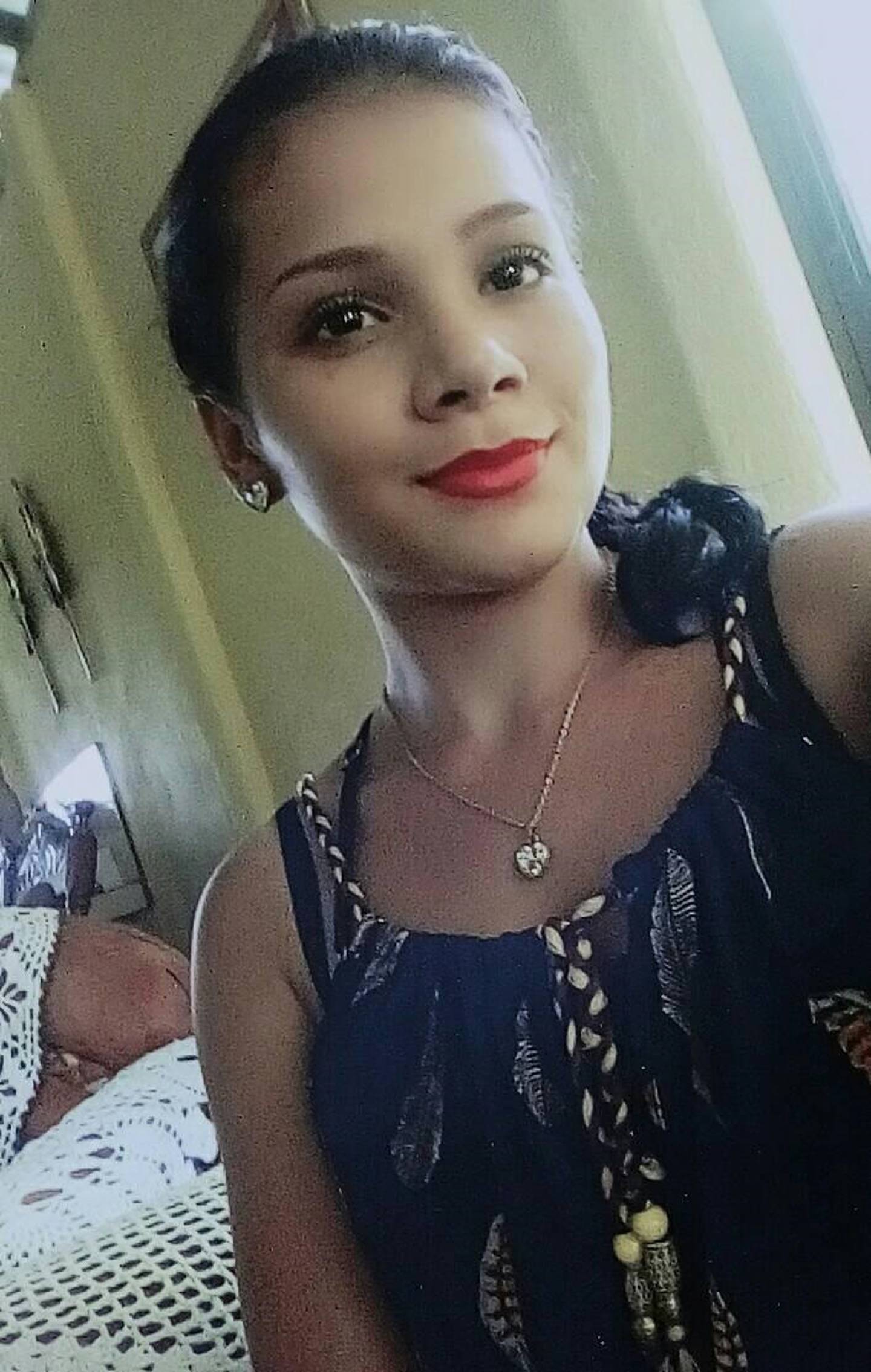 Yendry Loaiza, joven de 16 años que fue asesinada y enterrada en 28 Millas de Batán, Limón. Foto cortesía Mizti Loaiza