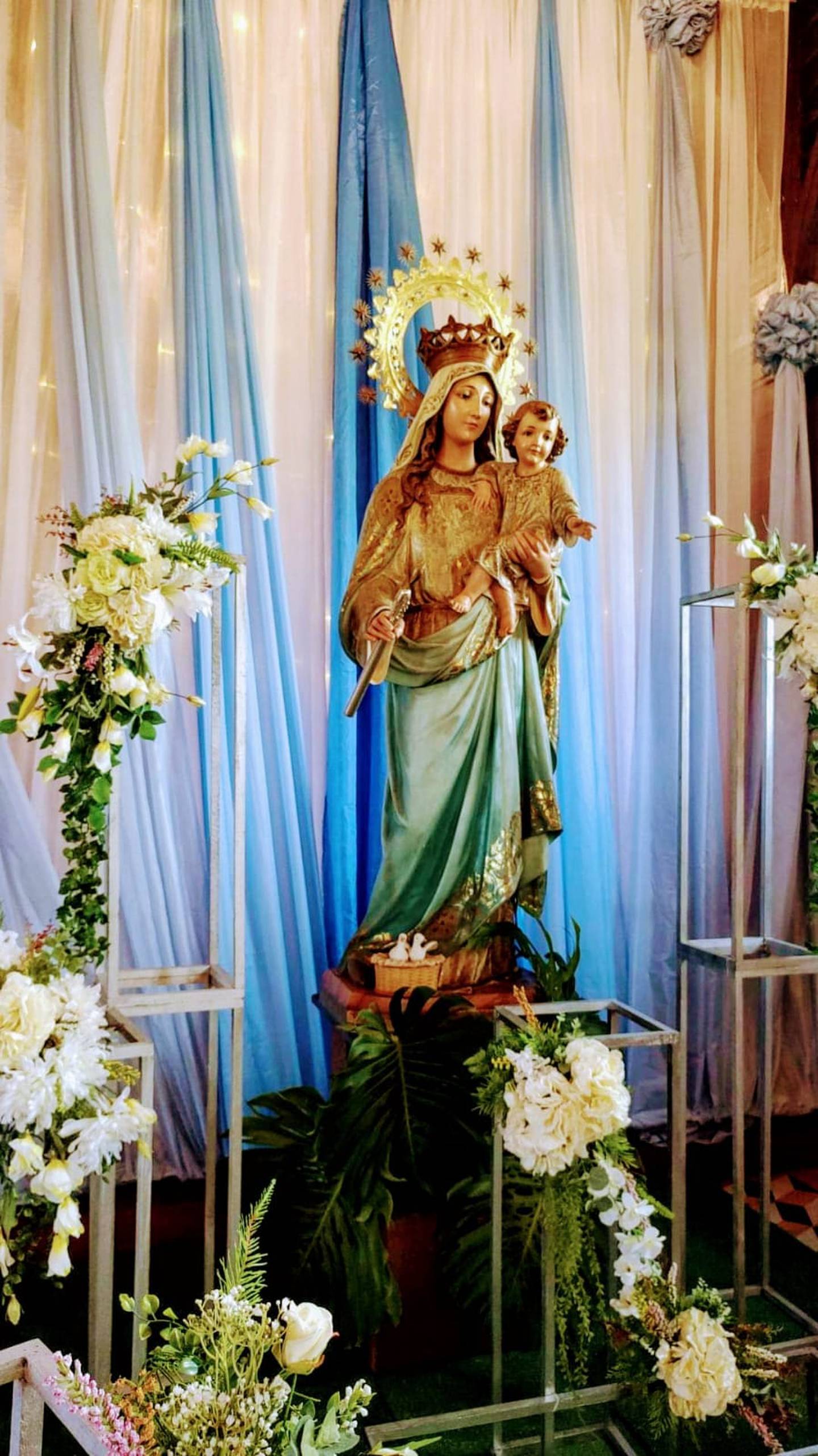 Virgen de la Candelaria, patrona de Venecia de San Carlos.