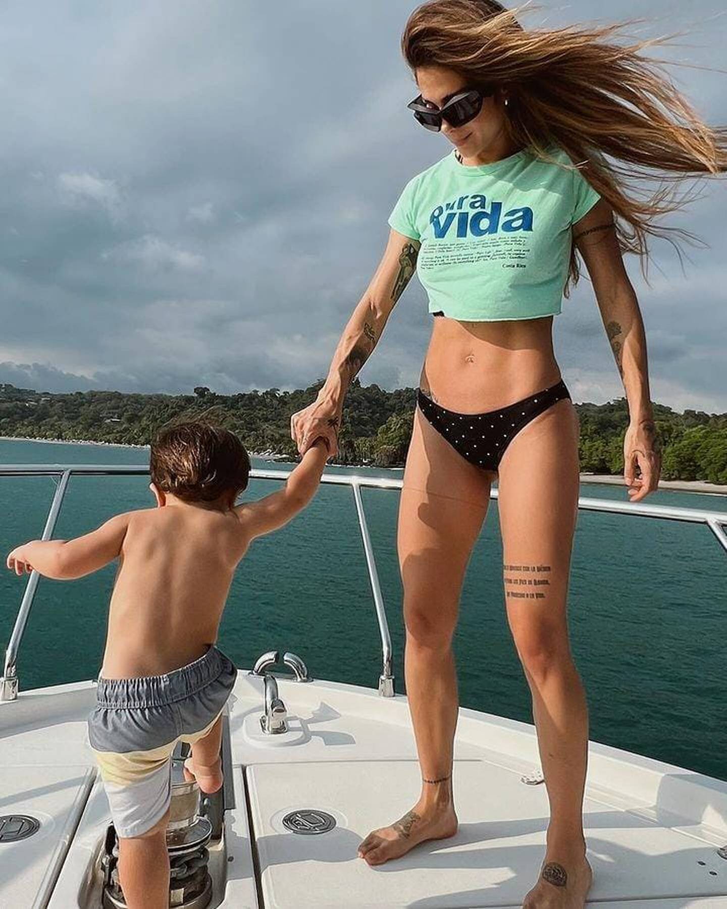 Greeicy se quedó de vacaciones en Costa Rica con Mike Bahía, su hijo y sus padres