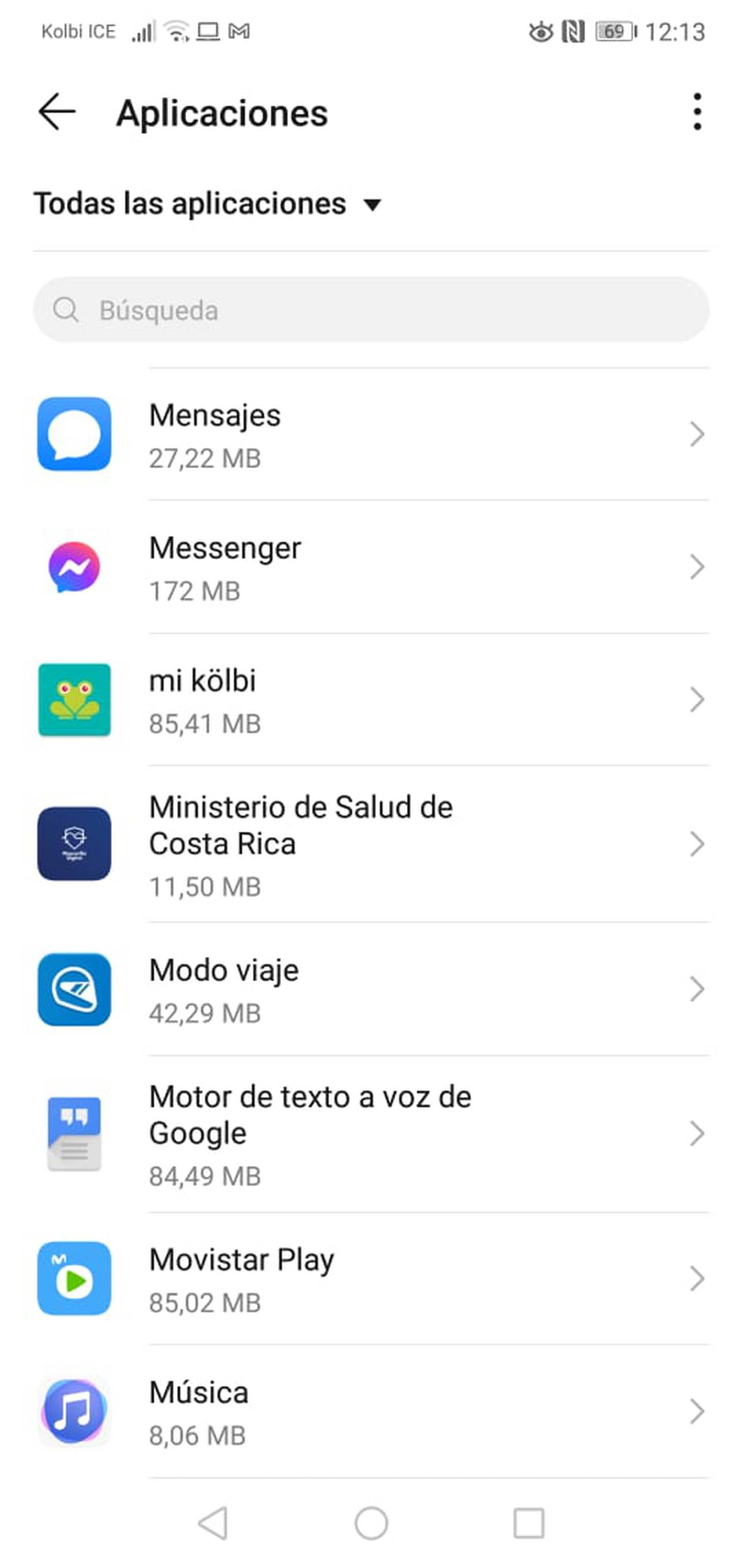 El icono de la aplicación para celulares del ministerio de Salud, Mascarilla Digital, comenzó a aparecer en los celus de la gente entre el 12 y 13 de junio del 2021