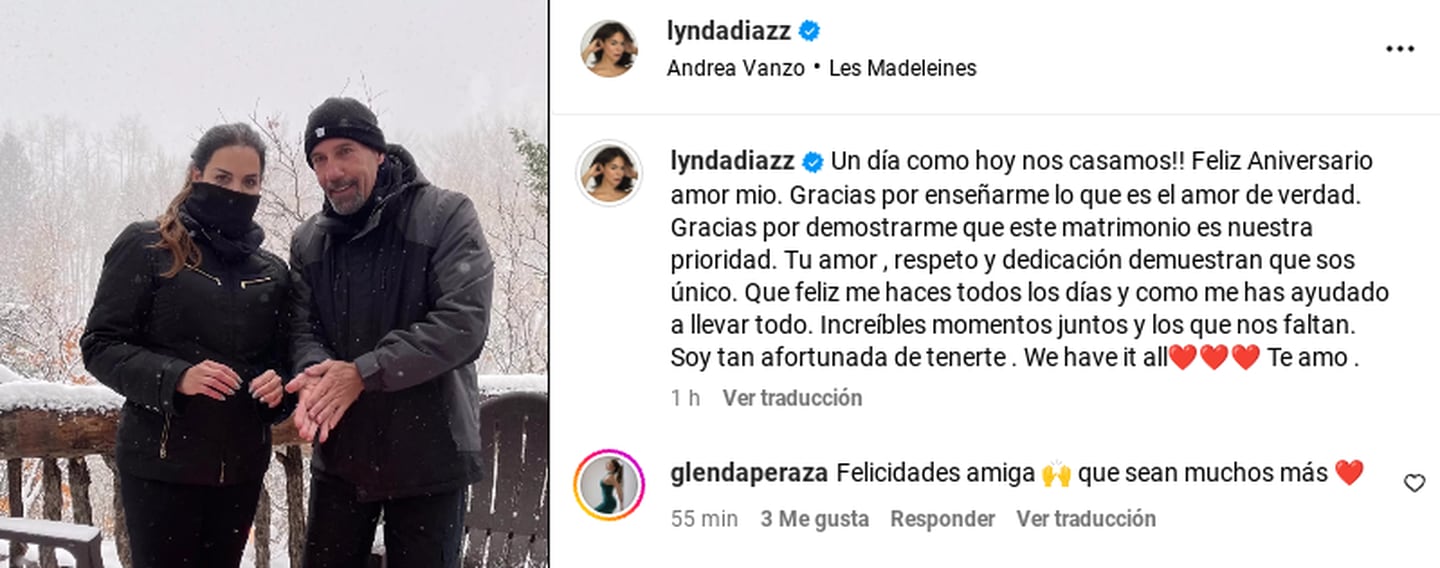 Lynda Díaz y Glenda Peraza