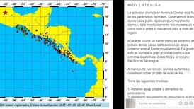 ¡No se vaya pollo! Actividad sísmica en Centroamérica no está fuera de lo normal