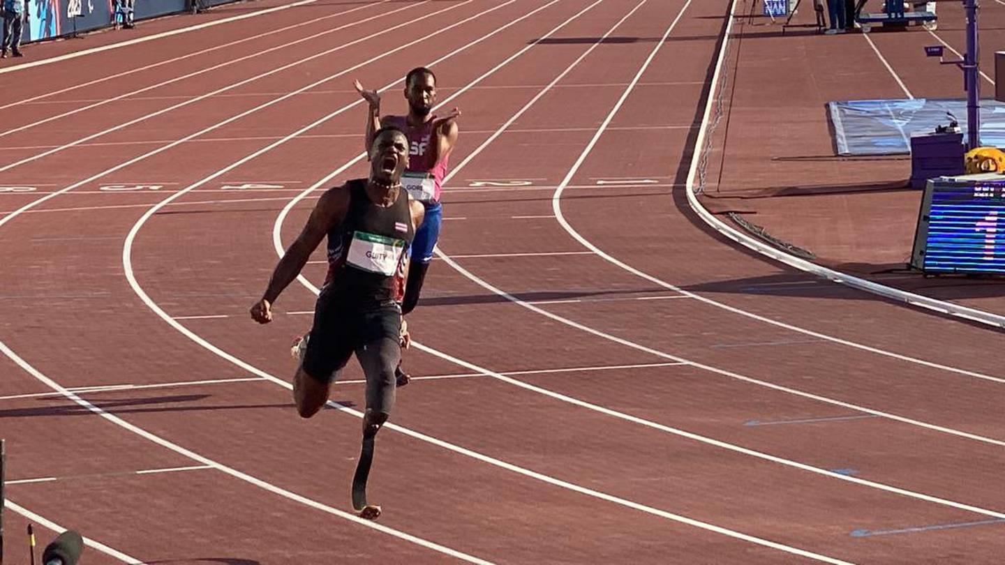 Sherman Guity
100 metros lisos 
Medalla de oro
Juegos Parapaamericanos de Santiago 2023
24 de noviembre del 2023
Cortesía: Olman Mora