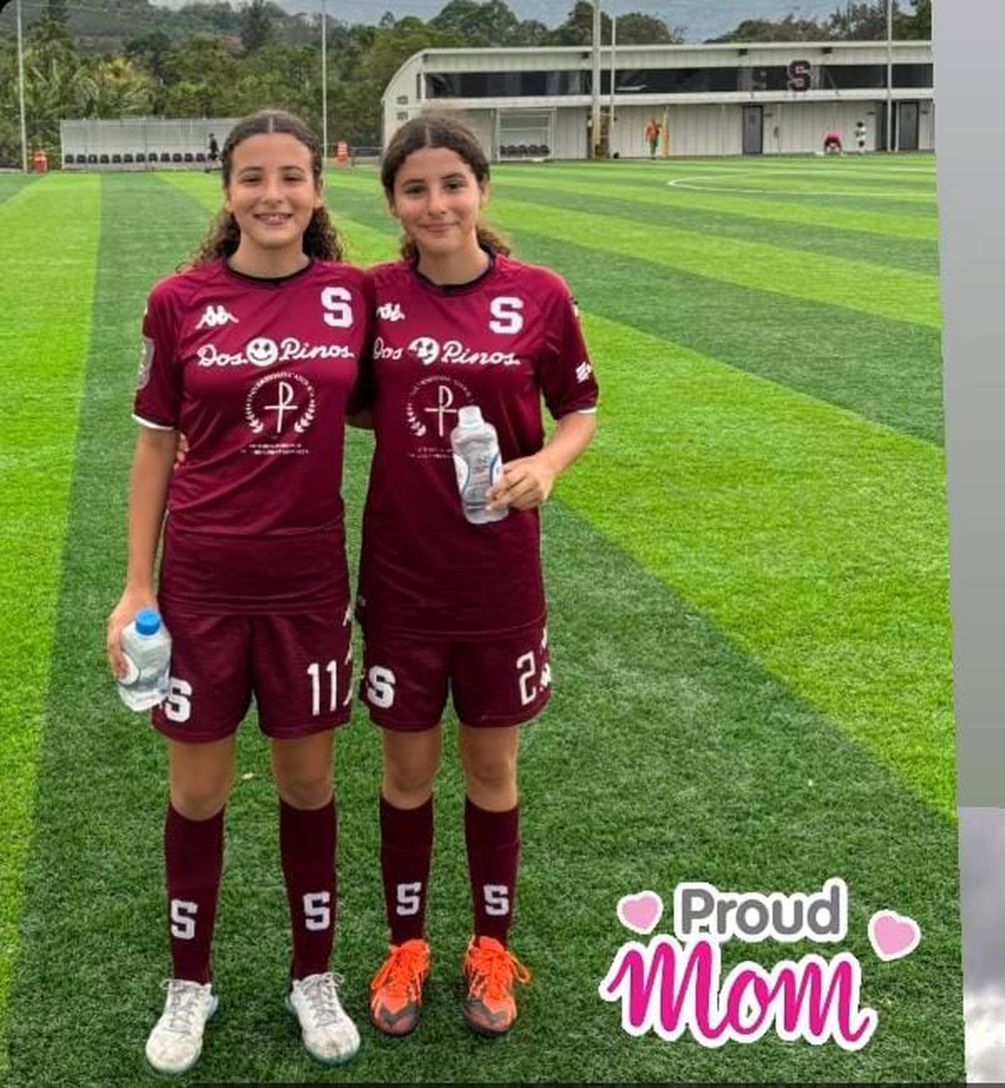 Sara y Sofía debutaron con las ligas menores del Saprissa Femenino