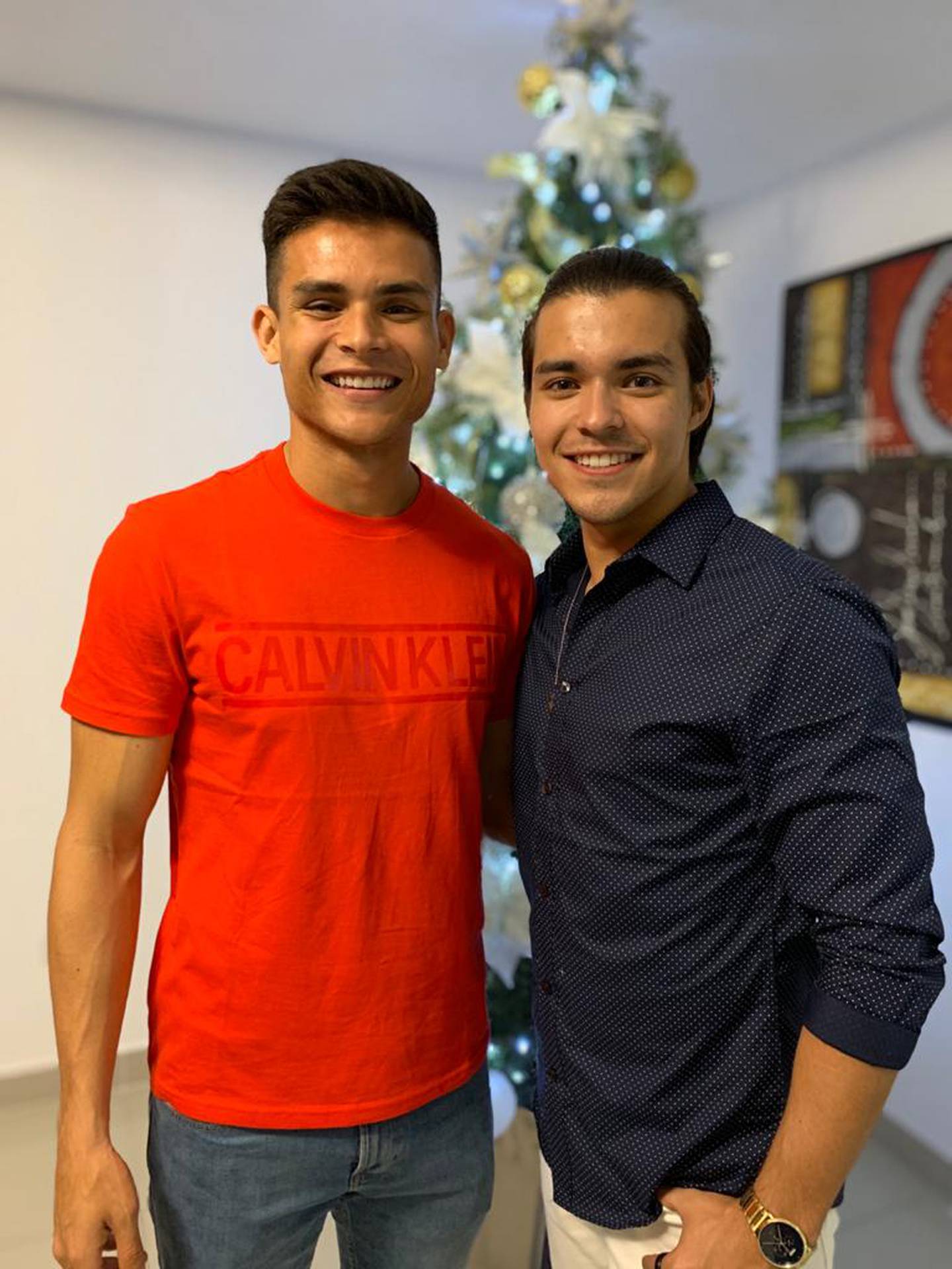 Francisco Rodríguez con su hermano Alejandro