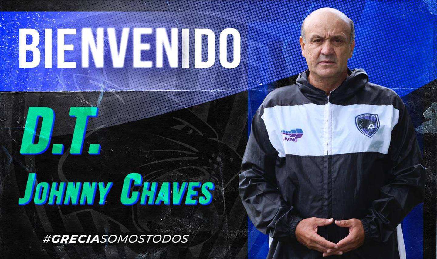 Chaves es el nuevo técnico de las panteras. Prensa Grecia.