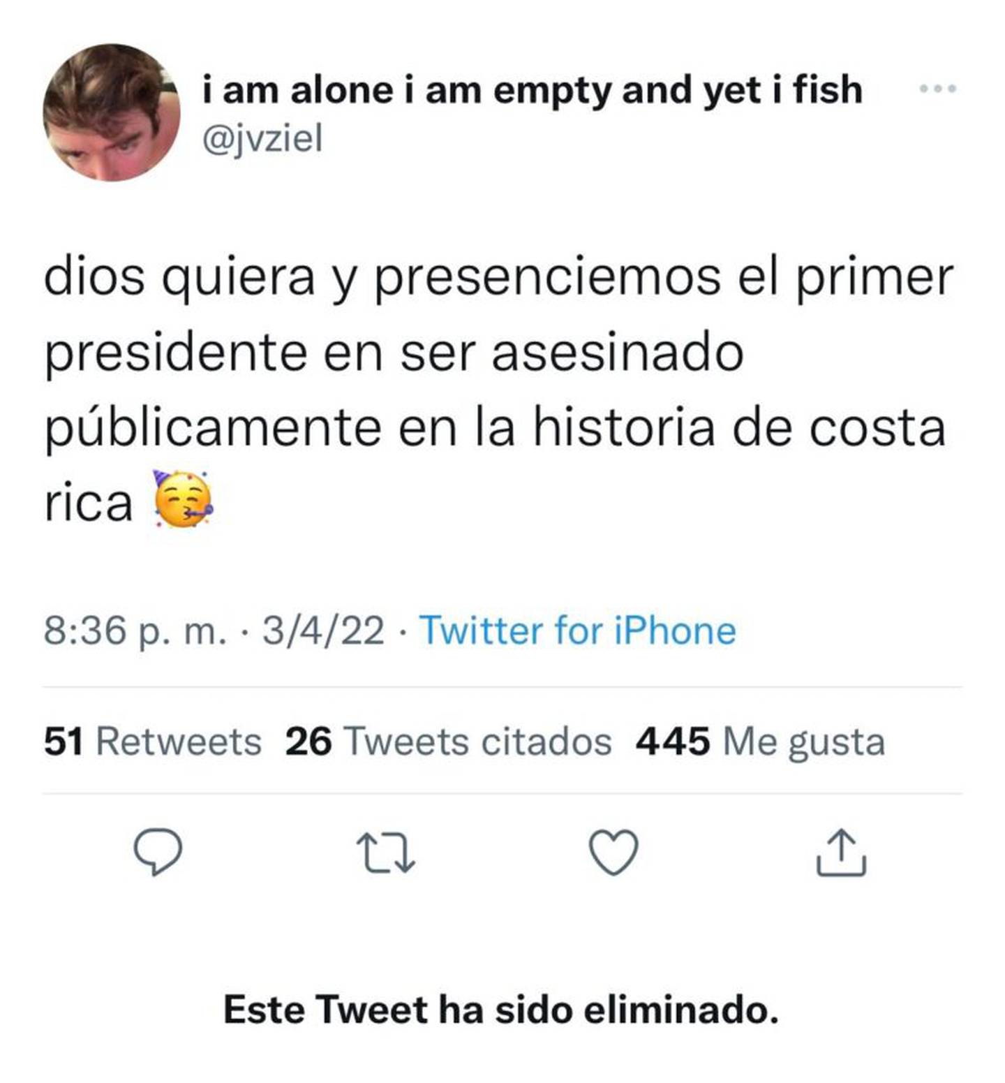 "Golpe de Estado" fue tendencia en Twitter este 5 de abril del 2022, incluso hubo amenazas de muerte para el presidente electo del país, Rodrigo Chaves Robles