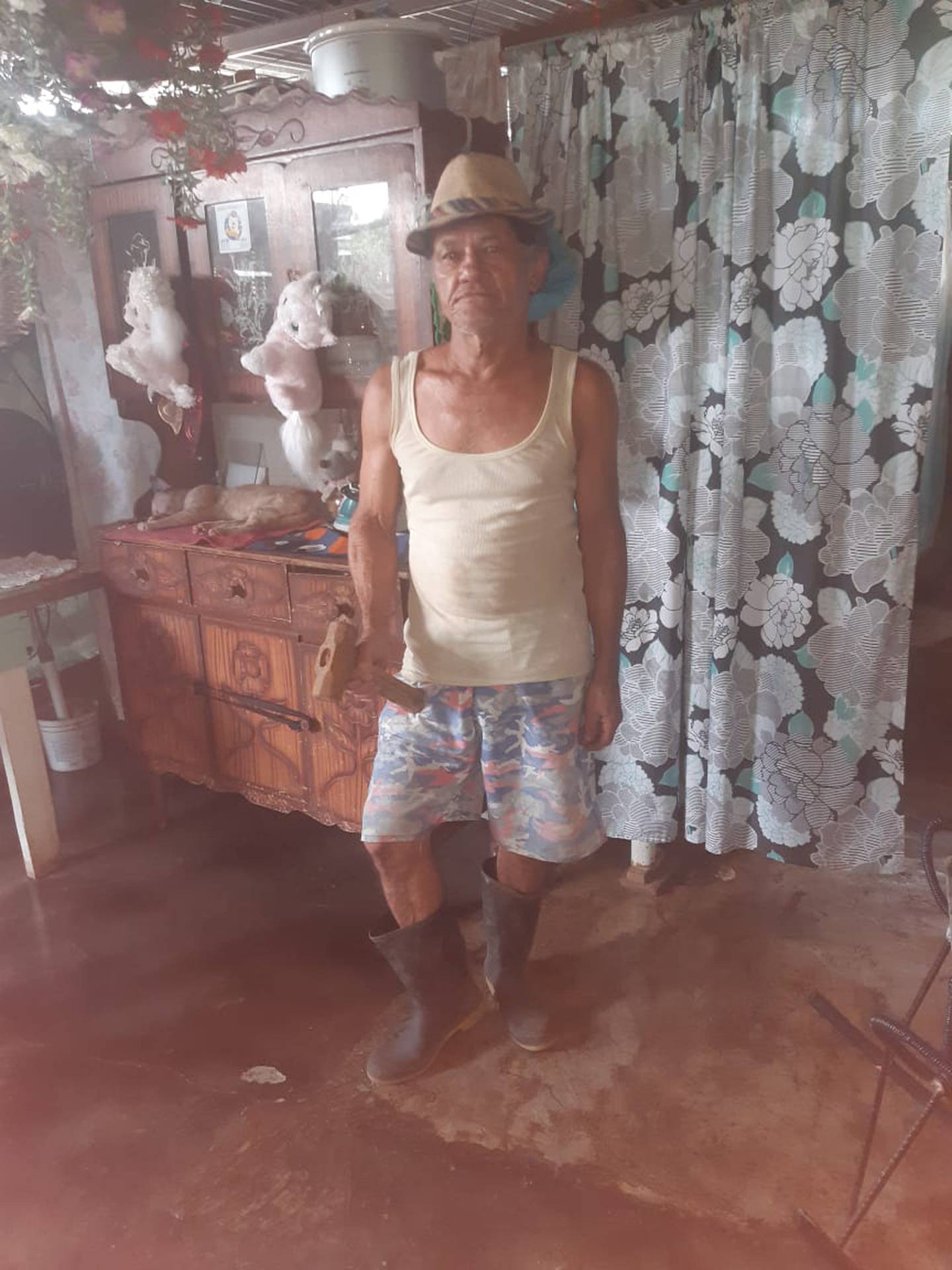 Marcos Fonseca, minero que sobrevivió a accidente dentro de túnel. Foto cortesía.