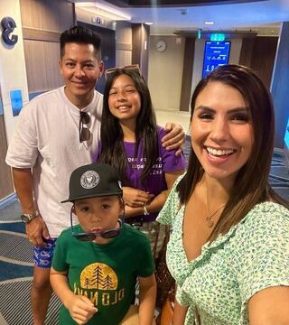 Nicole Aldana y su familia se llevaron un susto en viaje
