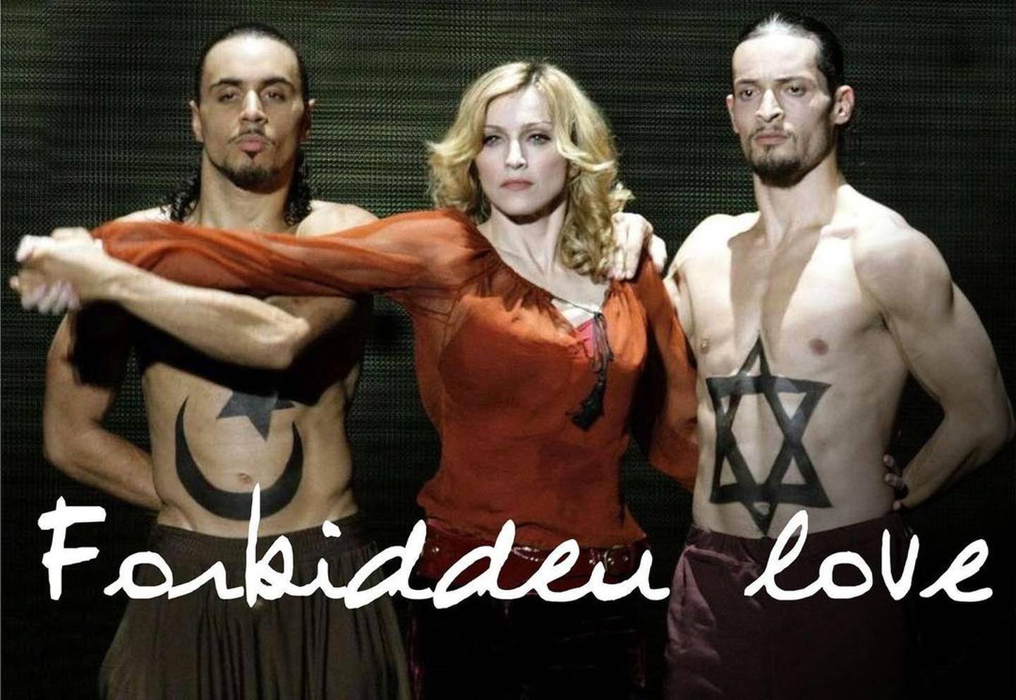 En el 2006 Madonna llevó al escenario el conflicto entre Israel y Palestina.