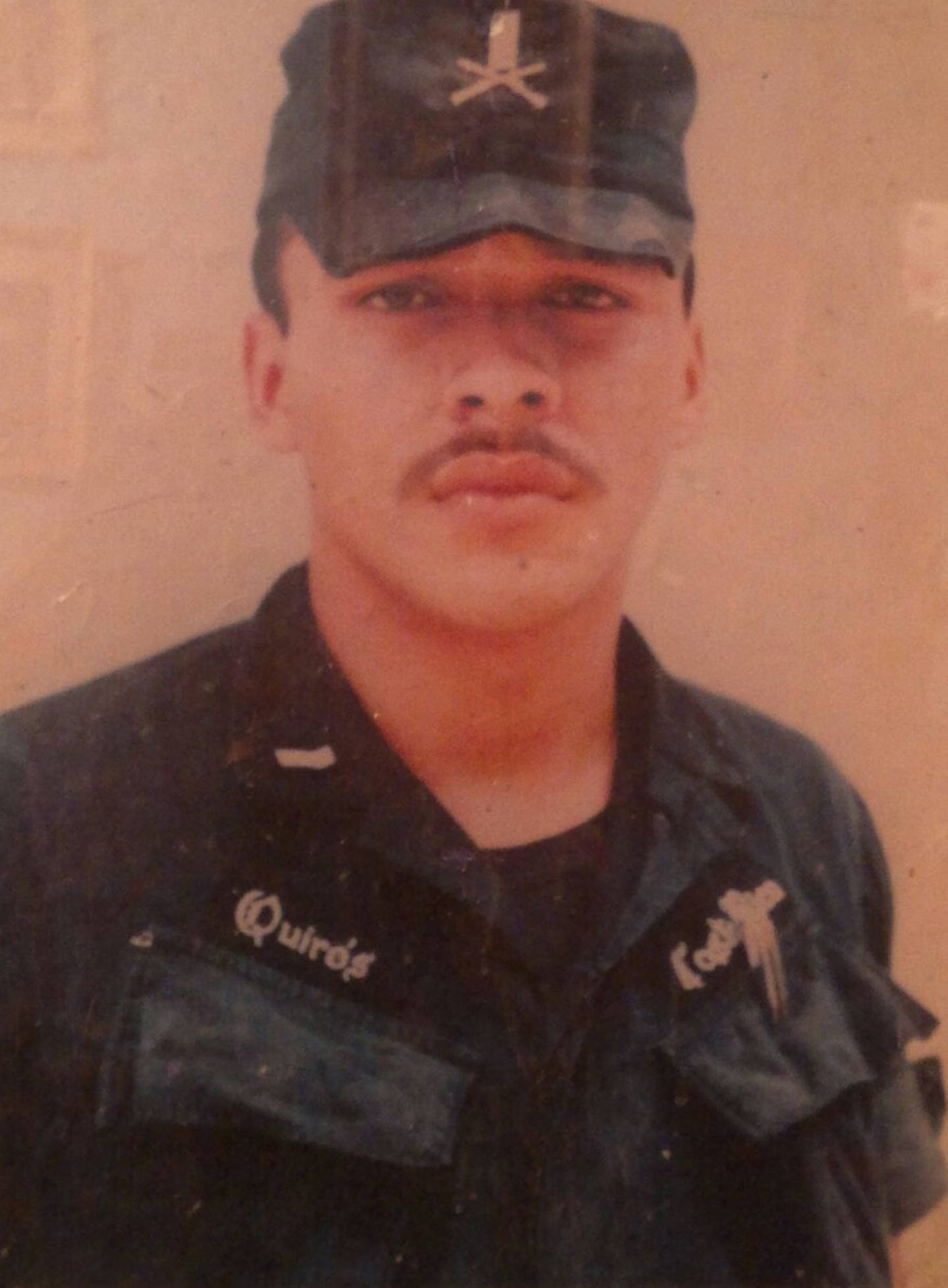 Julio comenzó a trabajar en la Fuerza Pública 1988 y se retiró en el 2014. Cortesía.