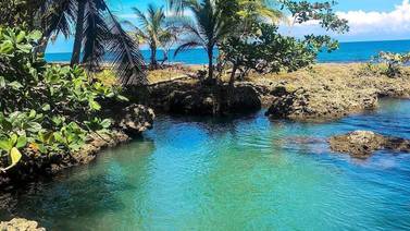 Disfrute gratis de una piscina natural en el Caribe