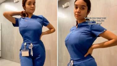 Discriminan a enfermera por mostrar su cuerpo con un uniforme muy ajustado