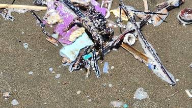 ¡Qué vergüenza! Turistas no se pudieron bañar en playa Bahía Ballena por el basurero que hay