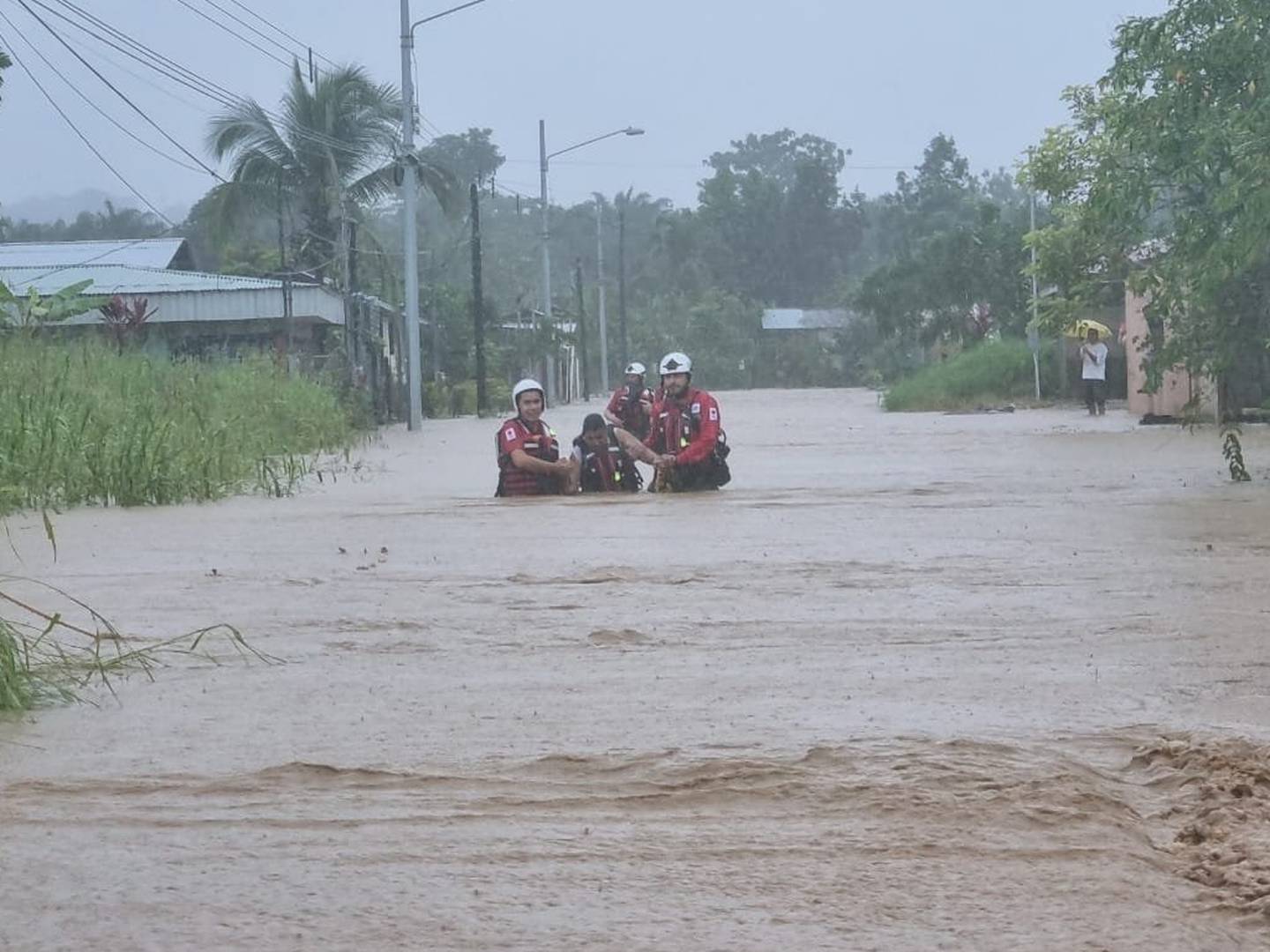 Inundaciones causadas por tormenta tropical Julia. Foto