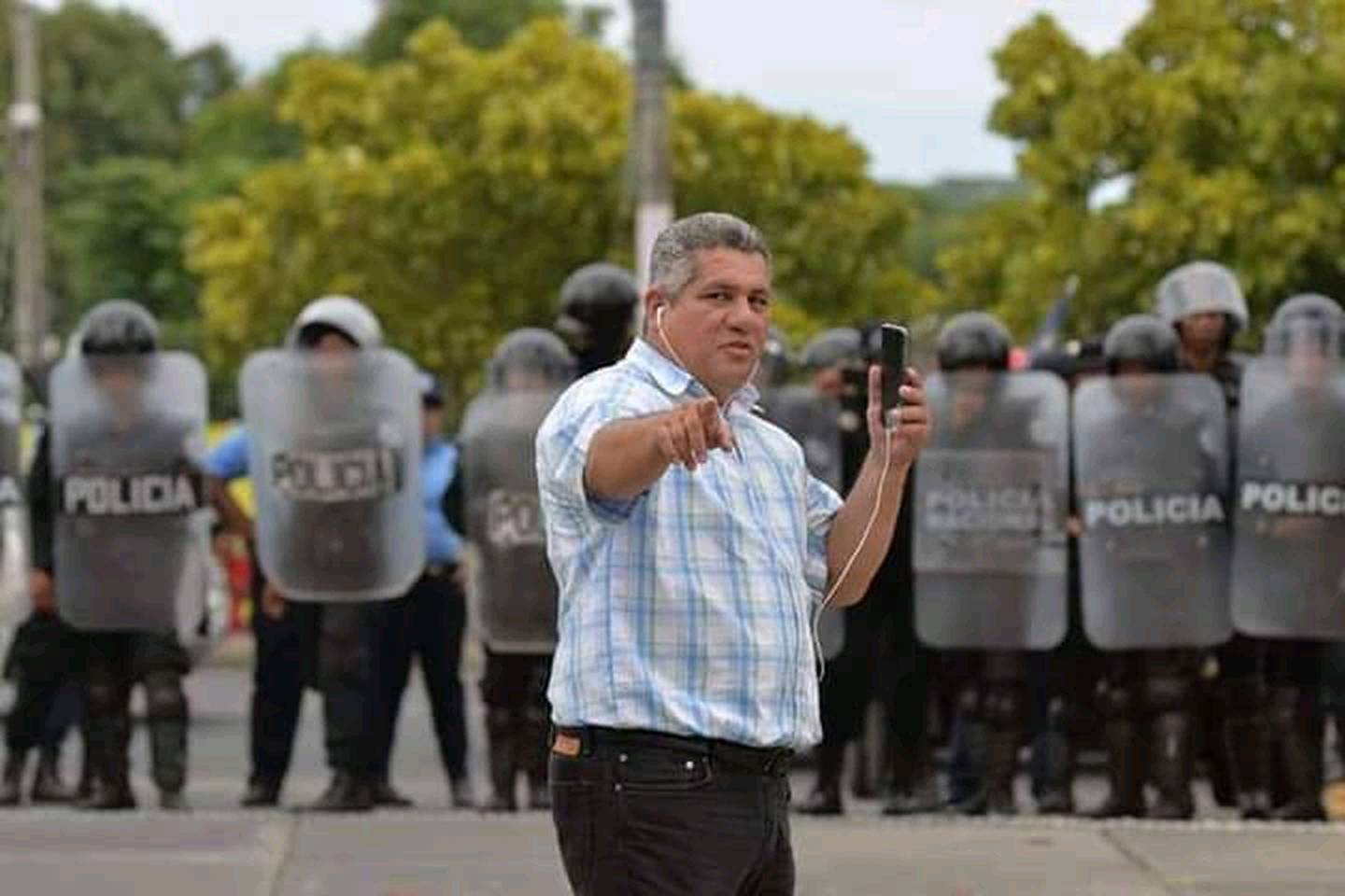 Emiliano Chamorro Mendieta, periodista nicaragüense del periódico digital Portavoz Ciudadano