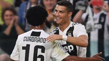 Cristiano Ronaldo anotó su quinto gol con la Juventus, pero no pudo triunfar