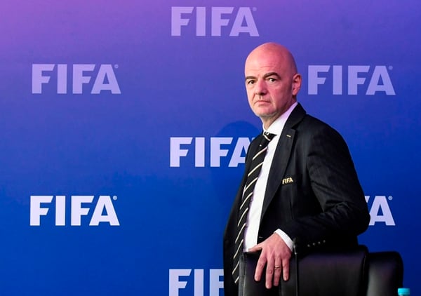 El presidente de la FIFA, Gianni Infantino, decidió que el Mundial 2026 tenga 48 selecciones y no 32 como es habitual. Foto: AFP / Luis Acosta