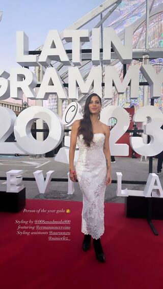 Debi Nova en los Premios Grammy Latino 2023.