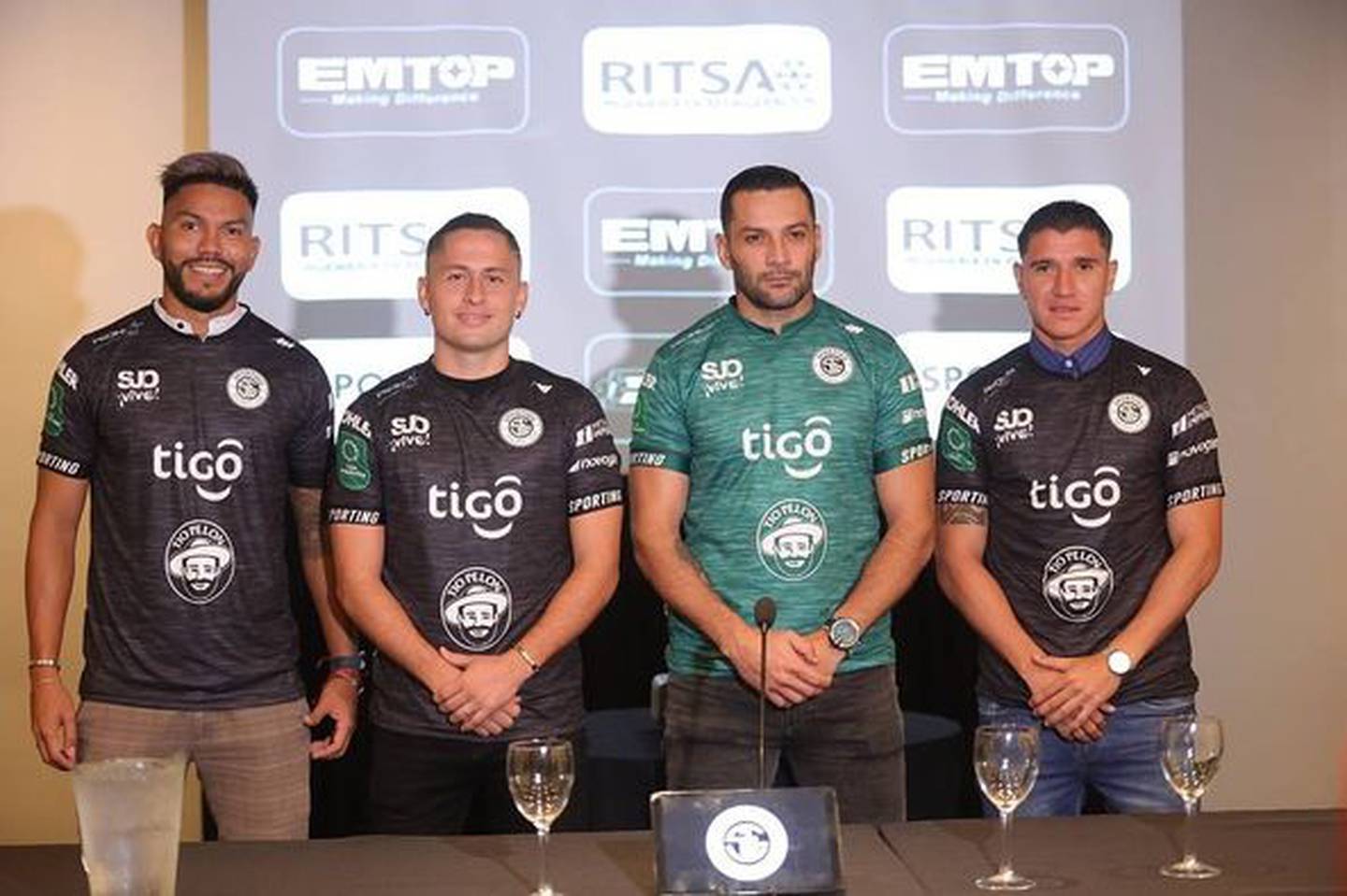 Refuerzos del Sporting, Juan José Madrigal, Anthony López, Luis Torres y José Guillermo Mora