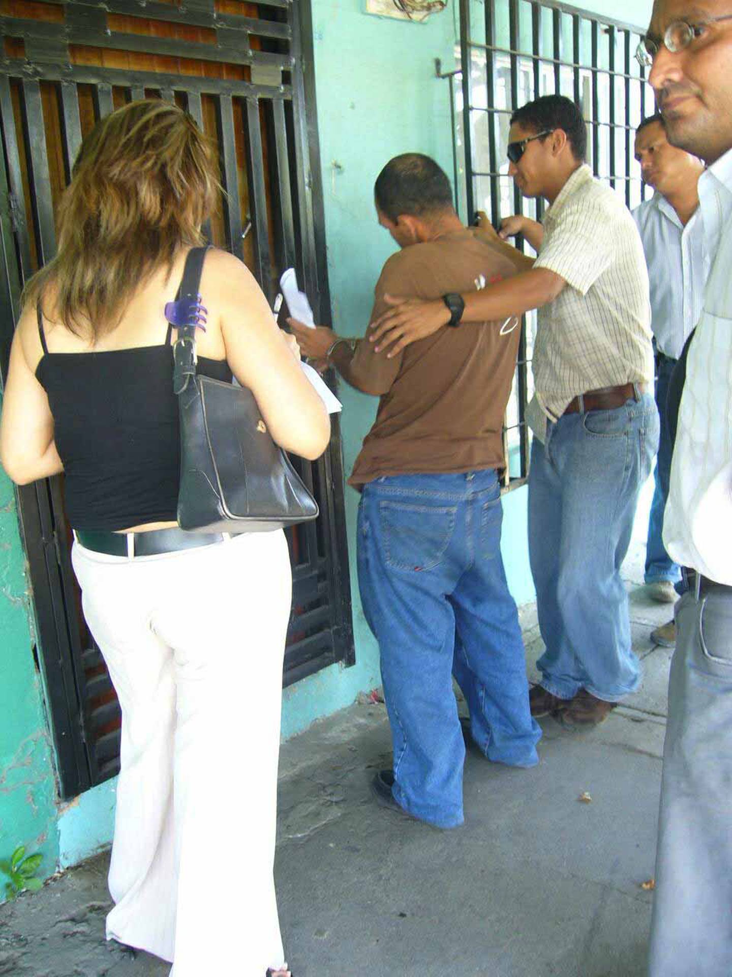 Homicidio de Carlos Manuel Silva Zapata, ocurrido en febrero del 2007. Foto Ronny Soto.