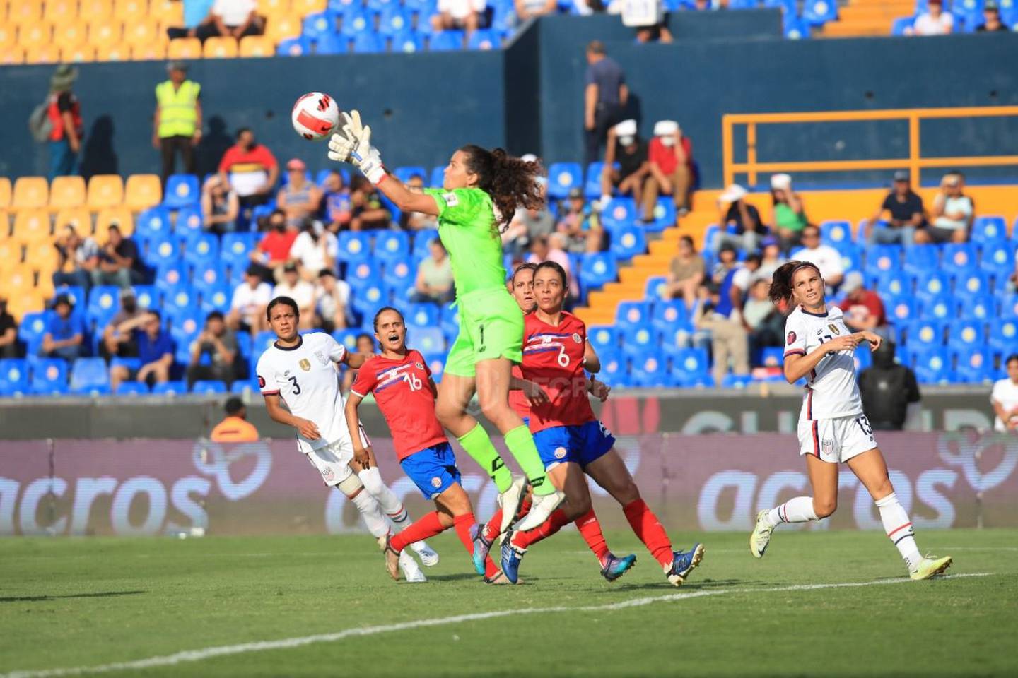 Estados Unidos 3-0 Costa Rica, semifinales premundial de Concacaf. Prensa Fedefútbol.